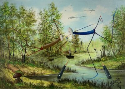 Before party - a painting by Jarosław Kiełczyński