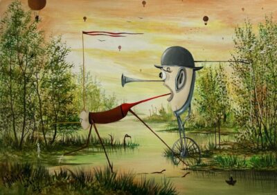 Symbiosis - a painting by Jarosław Kiełczyński