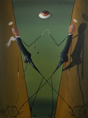 No the trinity - a painting by Jarosław Kiełczyński