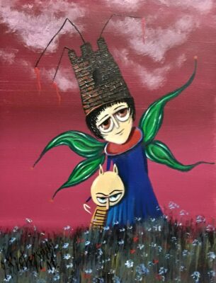 Wieża - a painting by Jarosław Kiełczyński