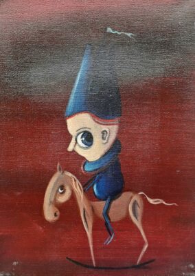 Koń na biegunach - a painting by Jarosław Kiełczyński