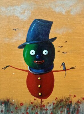 Bałwan - a painting by Jarosław Kiełczyński