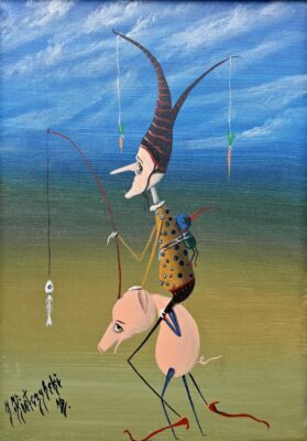 Motywacja - a painting by Jarosław Kiełczyński