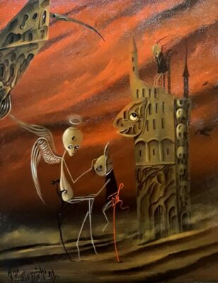 Nostalgia - a painting by Jarosław Kiełczyński