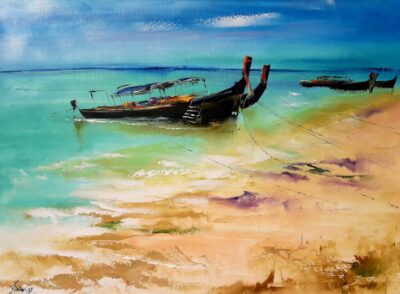 Tajlandia - a painting by Alfred Anioł