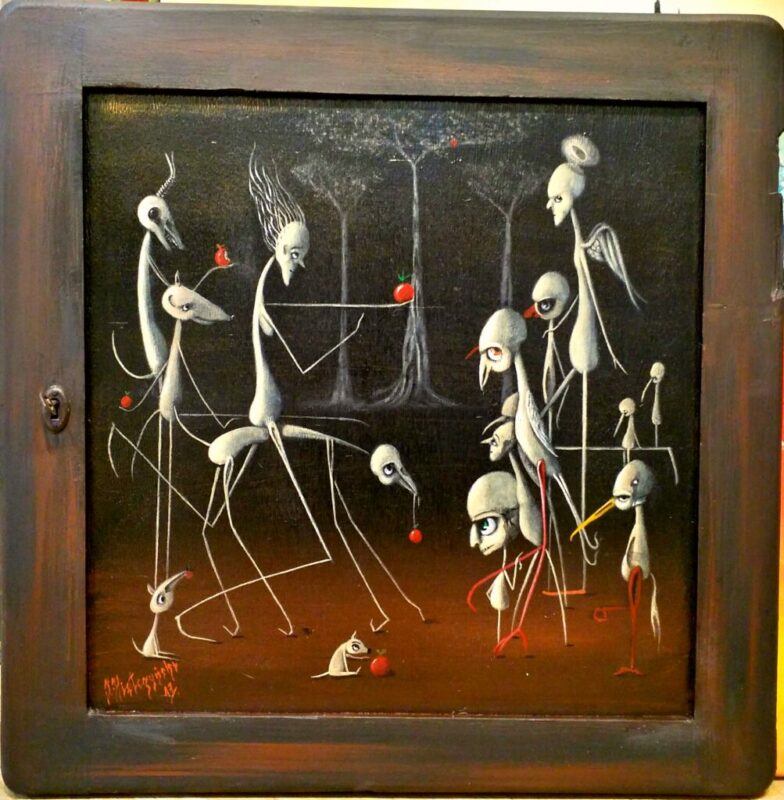 Pozytyw i negatyw - a painting by Jarosław Kiełczyński