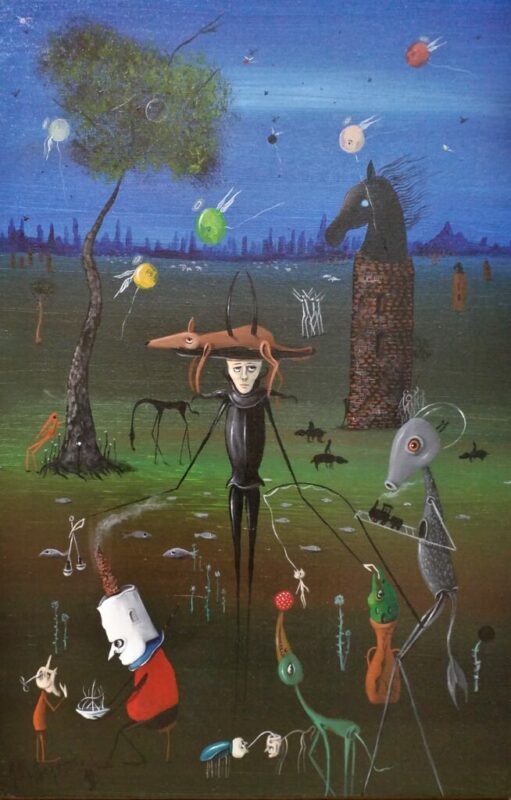 Miejskie zoo - a painting by Jarosław Kiełczyński