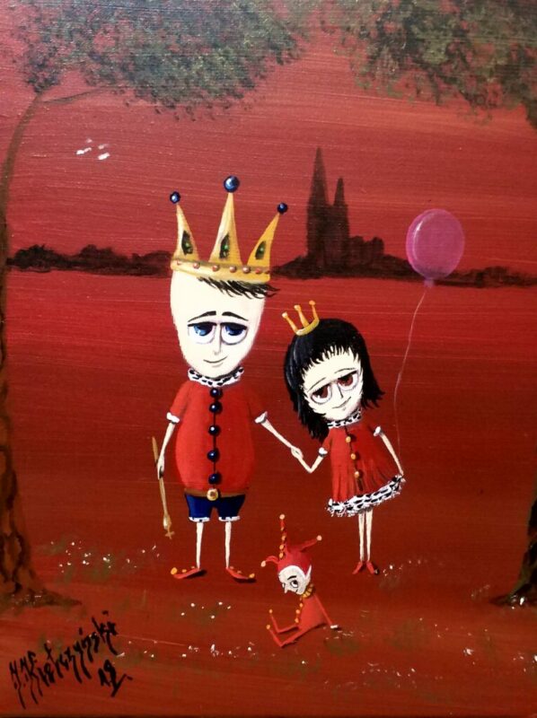 Rodzina królewska - a painting by Jarosław Kiełczyński