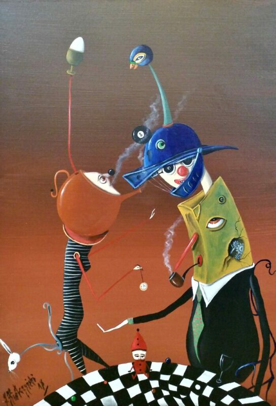 Priorytety - a painting by Jarosław Kiełczyński