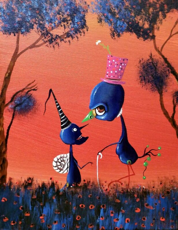 Ploteczki - a painting by Jarosław Kiełczyński