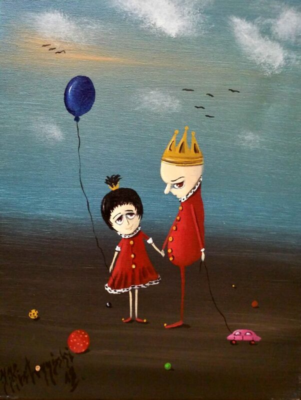 Para królewska - a painting by Jarosław Kiełczyński