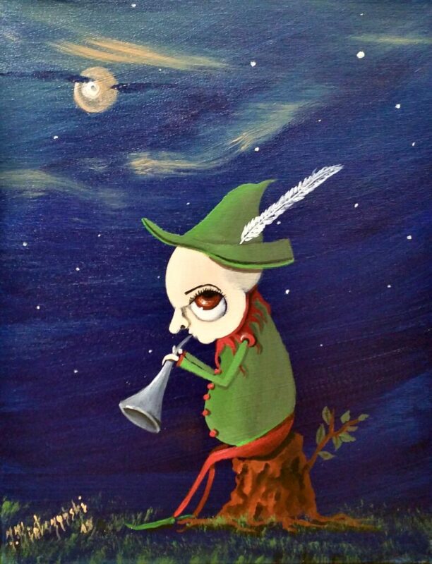 Janusz - a painting by Jarosław Kiełczyński