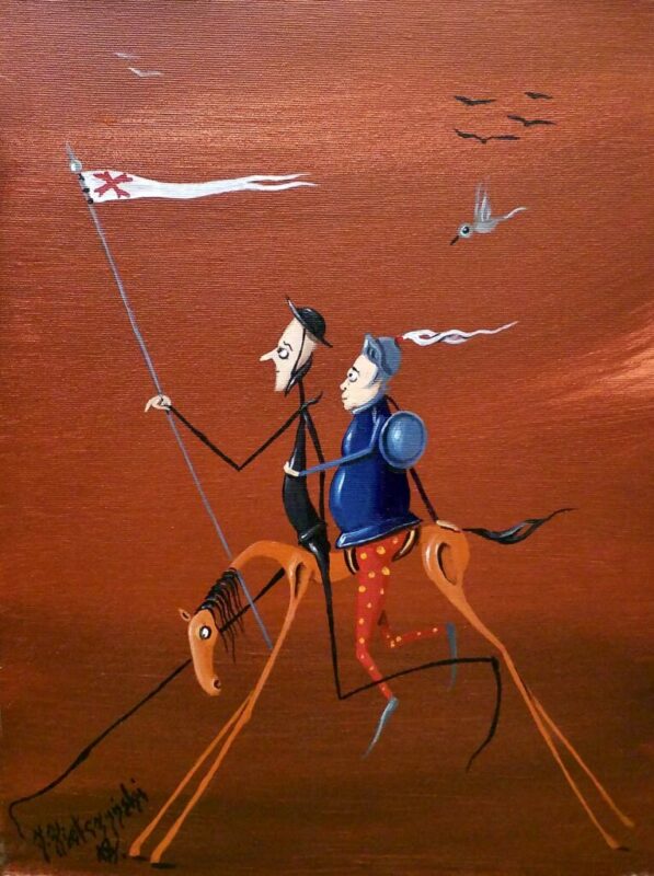 Przyjaciele - a painting by Jarosław Kiełczyński