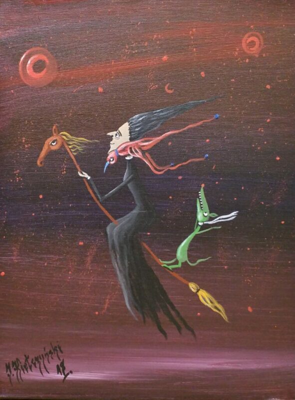 Wiedźma - a painting by Jarosław Kiełczyński