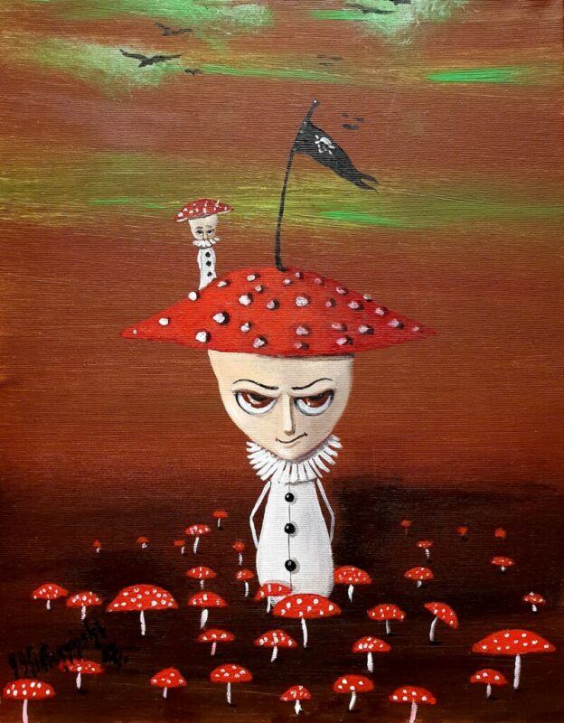 Muchomor - a painting by Jarosław Kiełczyński