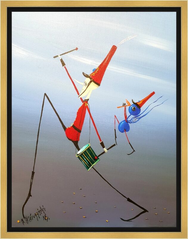 Grajkowie - a painting by Jarosław Kiełczyński