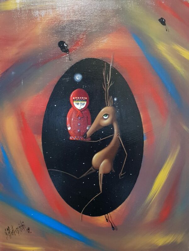 Babuszka - a painting by Jarosław Kiełczyński