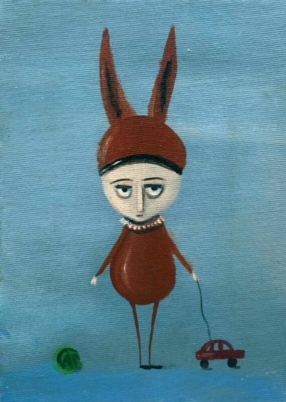 Myszka - a painting by Jarosław Kiełczyński