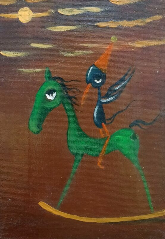 Konik - a painting by Jarosław Kiełczyński