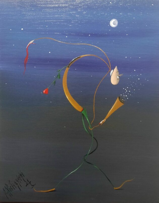 Oddałem Ci serce - a painting by Jarosław Kiełczyński