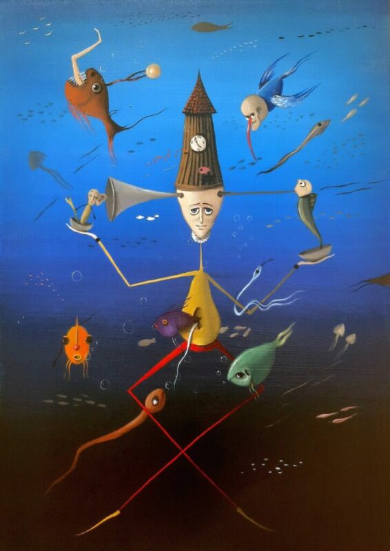 Jonasz - a painting by Jarosław Kiełczyński