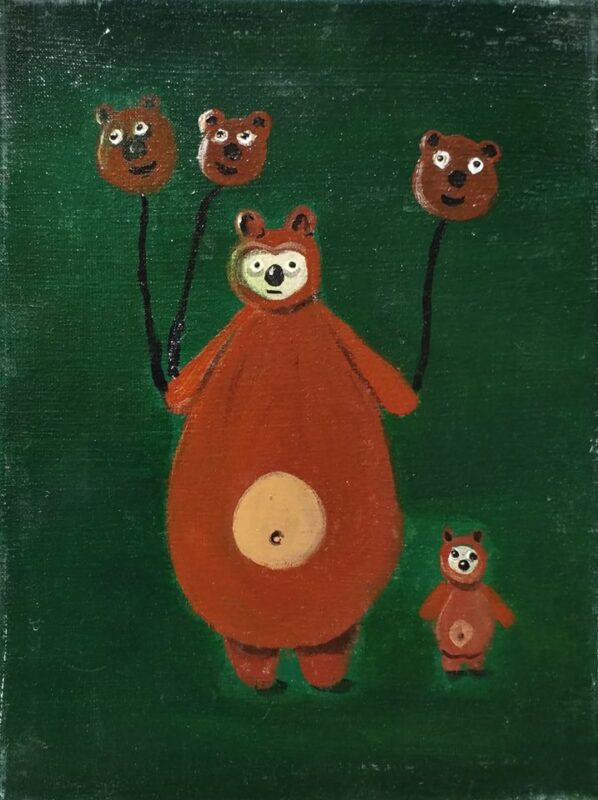 Misiaczki - a painting by Jarosław Kiełczyński