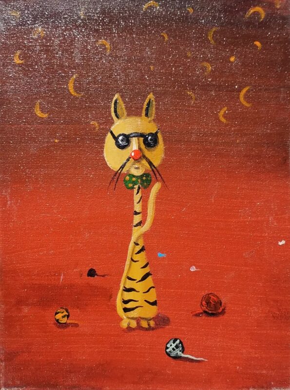 Tygrysek - a painting by Jarosław Kiełczyński