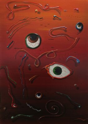 My blood - a painting by Jarosław Kiełczyński