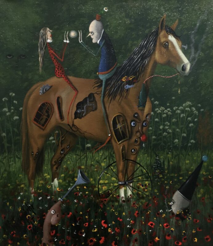 Koń trojański - a painting by Jarosław Kiełczyński