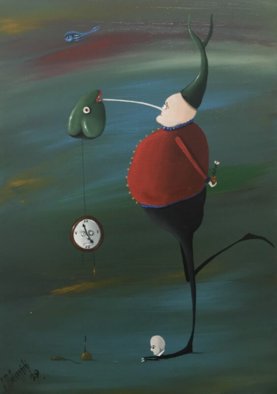 Rybak - a painting by Jarosław Kiełczyński