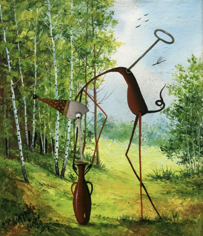 Show me your emotions - a painting by Jarosław Kiełczyński