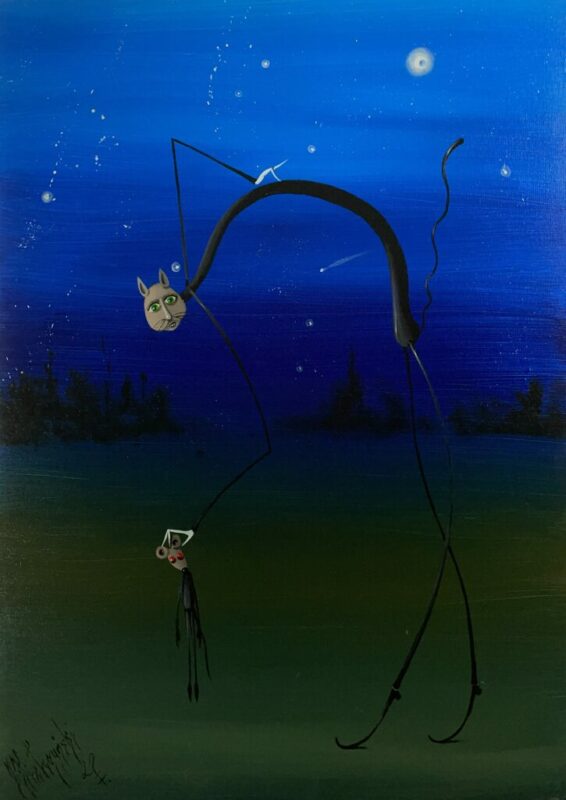 Jäger meister - a painting by Jarosław Kiełczyński