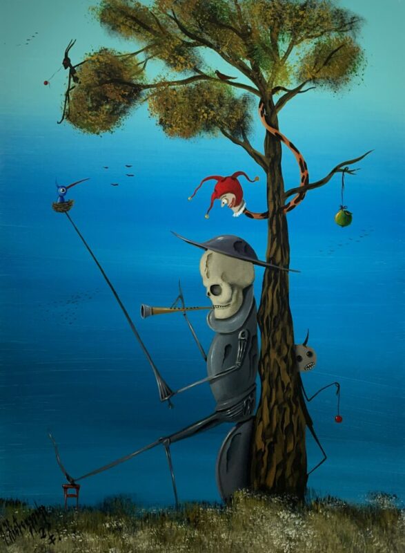 Roland’s rest - a painting by Jarosław Kiełczyński