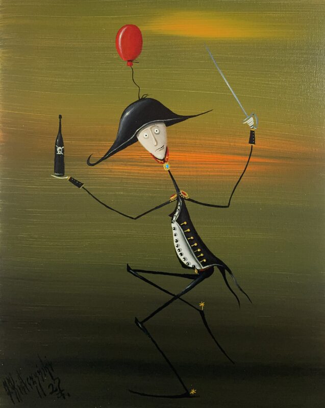 General Bacardi - a painting by Jarosław Kiełczyński