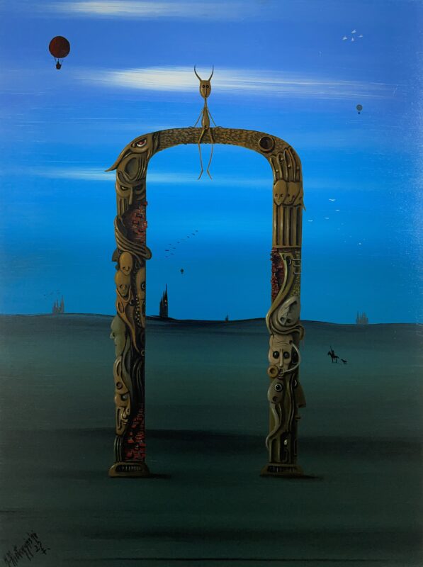 Then only … - a painting by Jarosław Kiełczyński