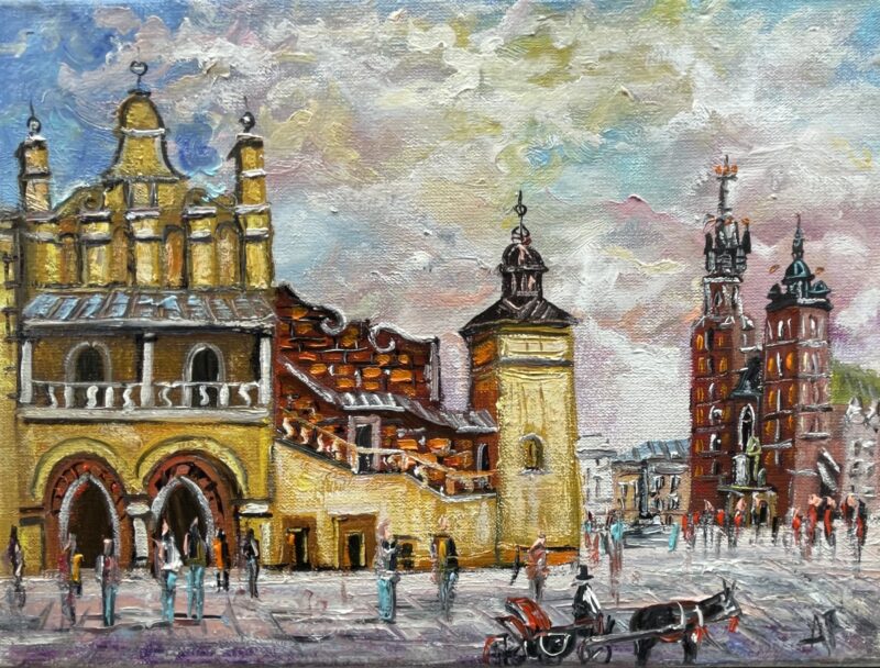 Kraków - a painting by Artur Partycki