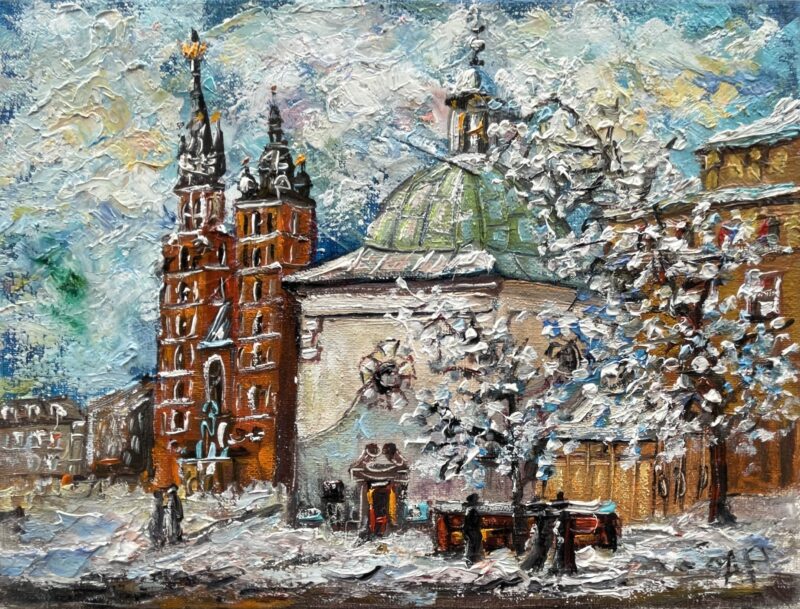 Winter - a painting by Artur Partycki