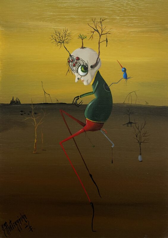 Herbalist - a painting by Jarosław Kiełczyński