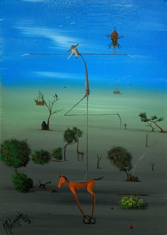 Balance - a painting by Jarosław Kiełczyński