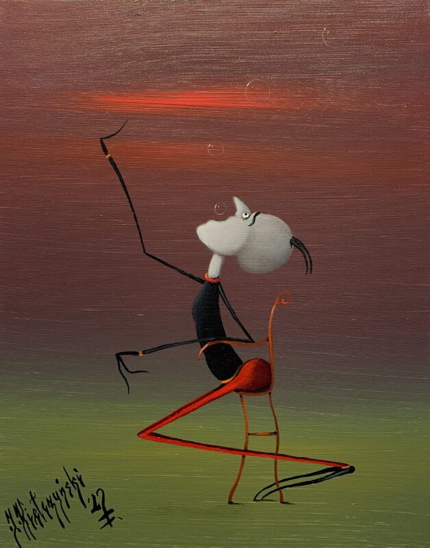 Bubbles - a painting by Jarosław Kiełczyński
