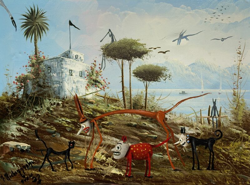 Summer time - a painting by Jarosław Kiełczyński