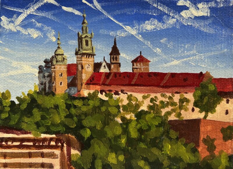 Kraków - a painting by Julita Duda