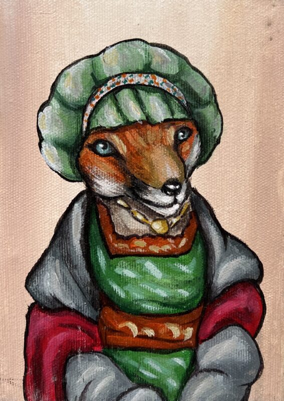 Fox - a painting by Oksana Osowska