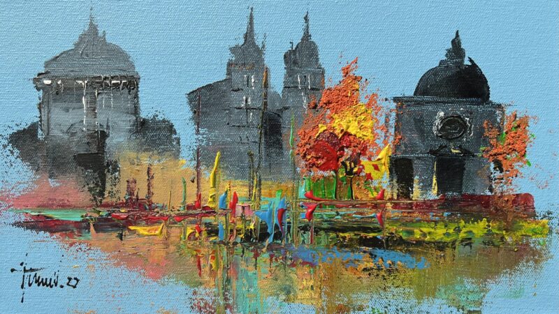 Kraków - a painting by Alfred Anioł