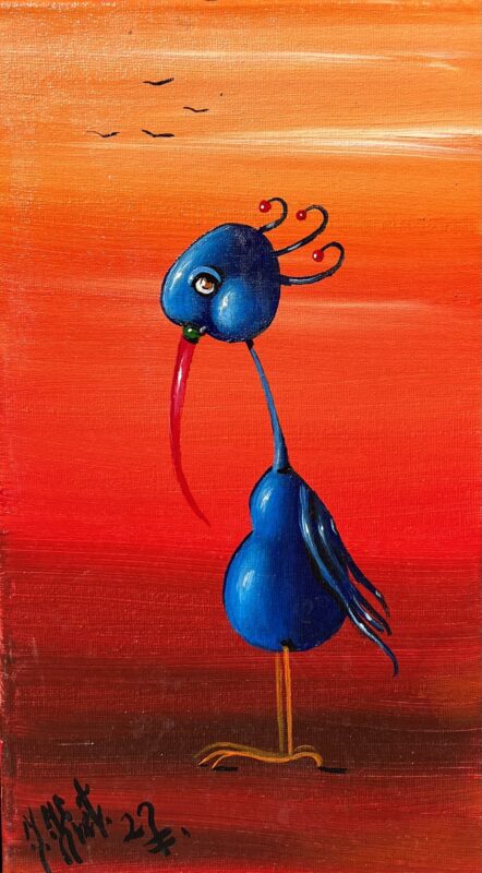 Bird - a painting by Jarosław Kiełczyński