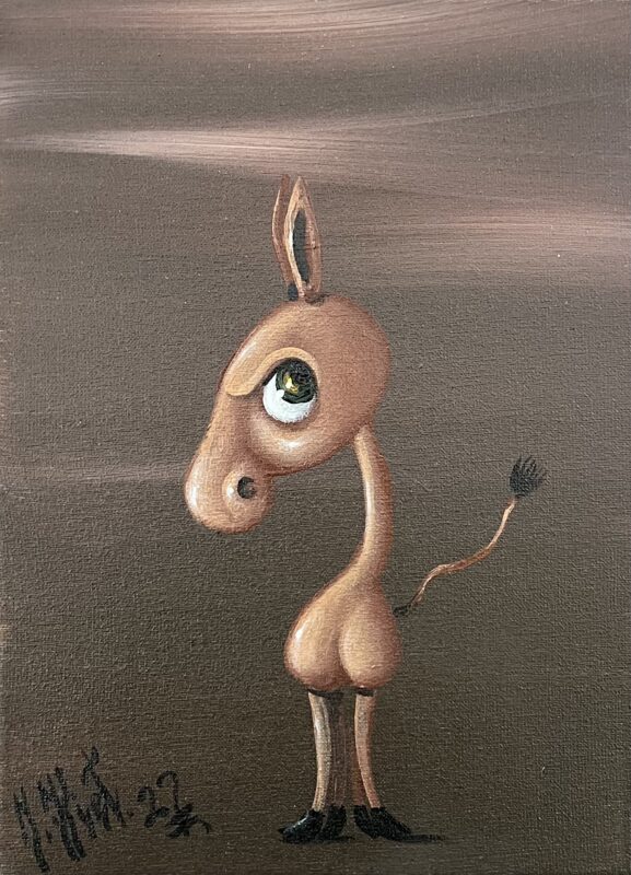 Dog - a painting by Jarosław Kiełczyński