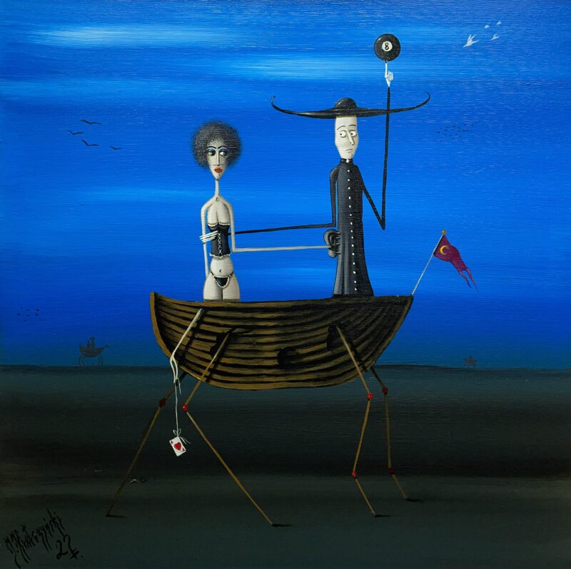 Don Mateo and Donna Lolitta - a painting by Jarosław Kiełczyński