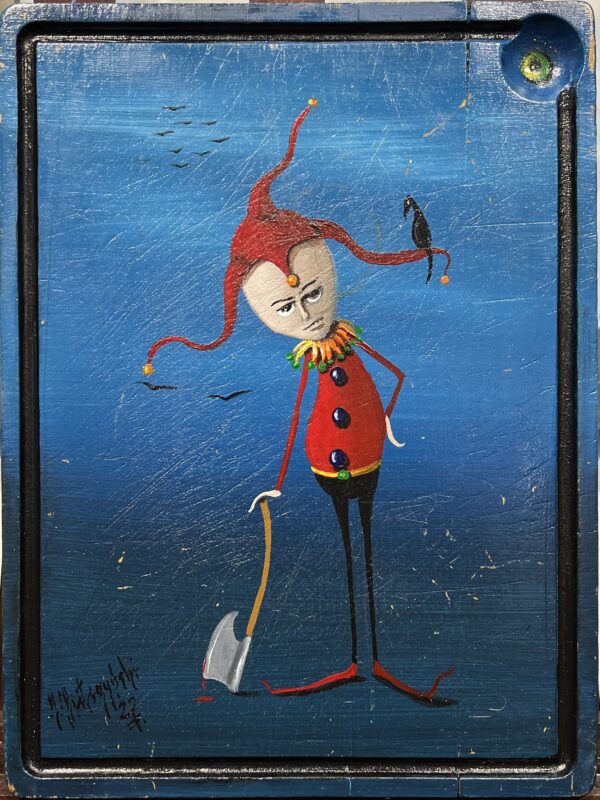 Cook with Raphael - a painting by Jarosław Kiełczyński