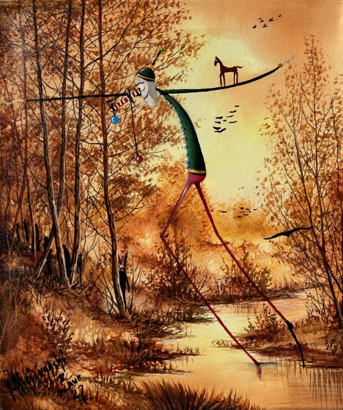 Balance - a painting by Jarosław Kiełczyński