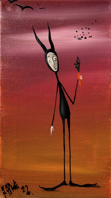 Bait - a painting by Jarosław Kiełczyński